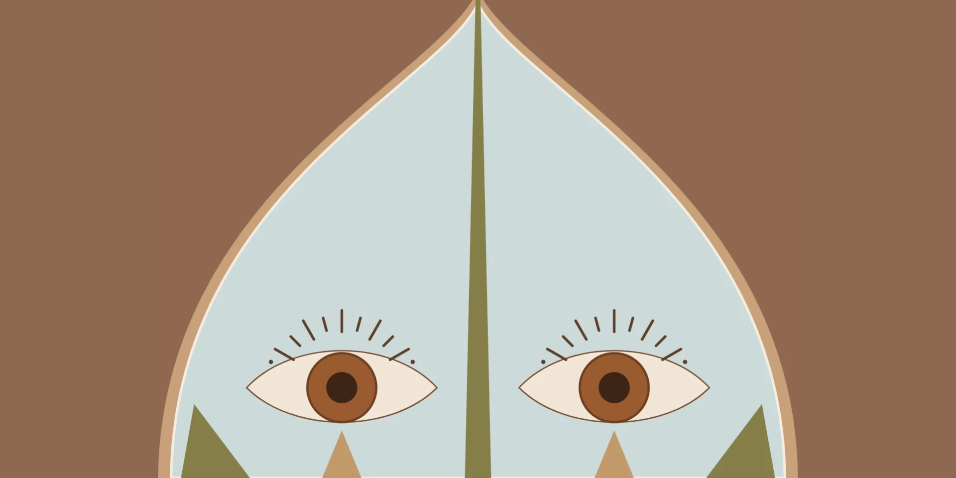 Arco com dois olhos, a leitura ayurvédica
